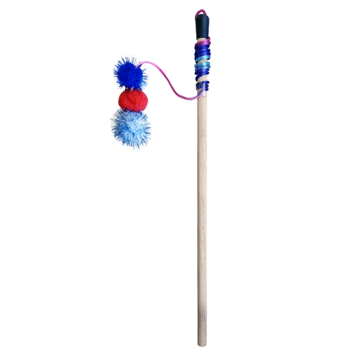 اسباب بازی گربه مدل چوب ماهیگیری پت زوم اسباب بازی گربه مدل چوب ماهیگیری پت زوم