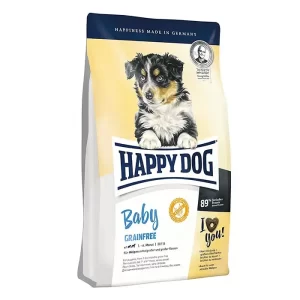 غذای خشک توله سگ های حساس برای بهبود رشد حاوی ماهی سالمون و سیب زمینی هپی داگ