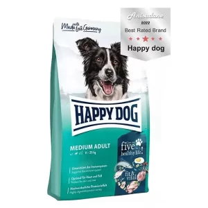 غذای خشک سگ های بالغ نژاد متوسط هپی داگ