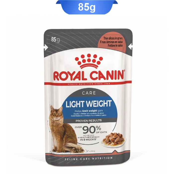 light_weight پوچ گربه بالغ دارای اضافه وزن رویال کنین (Light Weight) وزن 85 گرم - Image 1