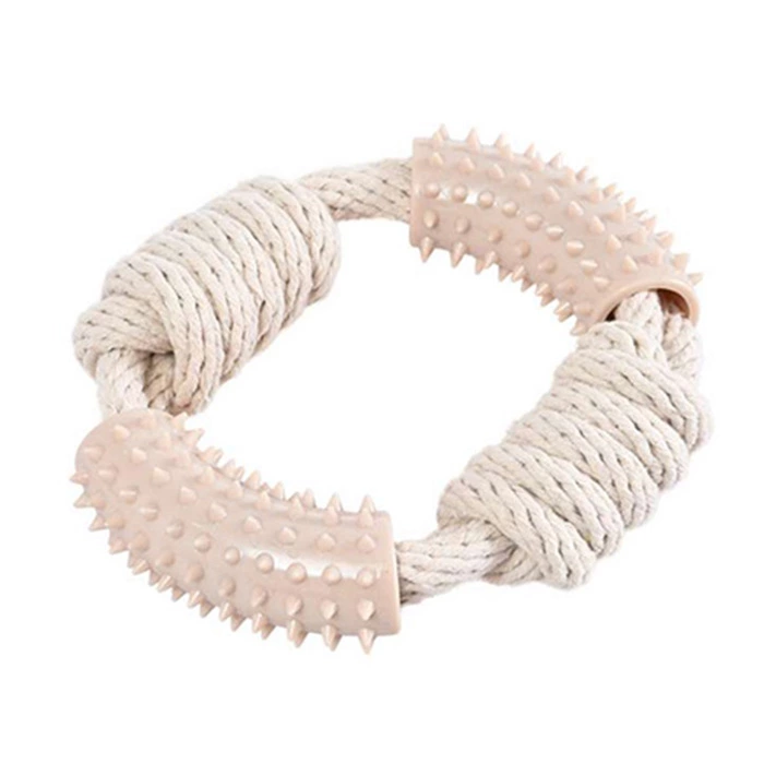 اسباب-بازی-سگ-طنابی-با-دسته-پلاستیکی اسباب بازی سگ طنابی با دسته پلاستیکی - Image 1