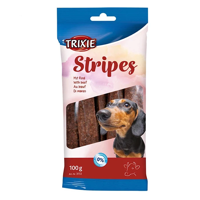 تشویقی-تریکسی-جرکی-طعم-گوشت-وزن-۱۰۰گرم تشویقی تریکسی جرکی طعم گوشت وزن 100گرم - Image 1