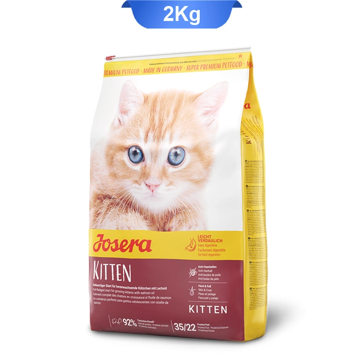kitten_josera غذای گربه جوسرا کیتن ۲ کیلویی طعم مرغ و ماهی