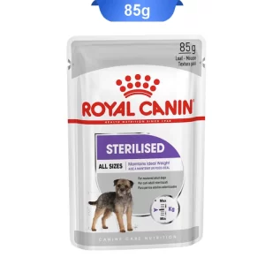 پوچ سگ عقیم شده رویال کنین مدل استرلایزد وزن 85 گرم