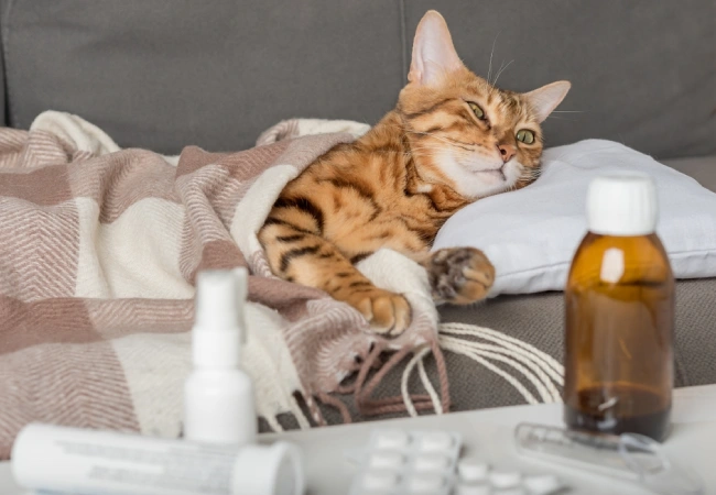 درمان سرماخوردگی گربه