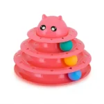 اسباب بازی گربه برج 3 طبقه مدل Circular کد 106005 - Image 2