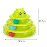 اسباب بازی گربه برج 3 طبقه مدل Circular کد 106005 - Image 4