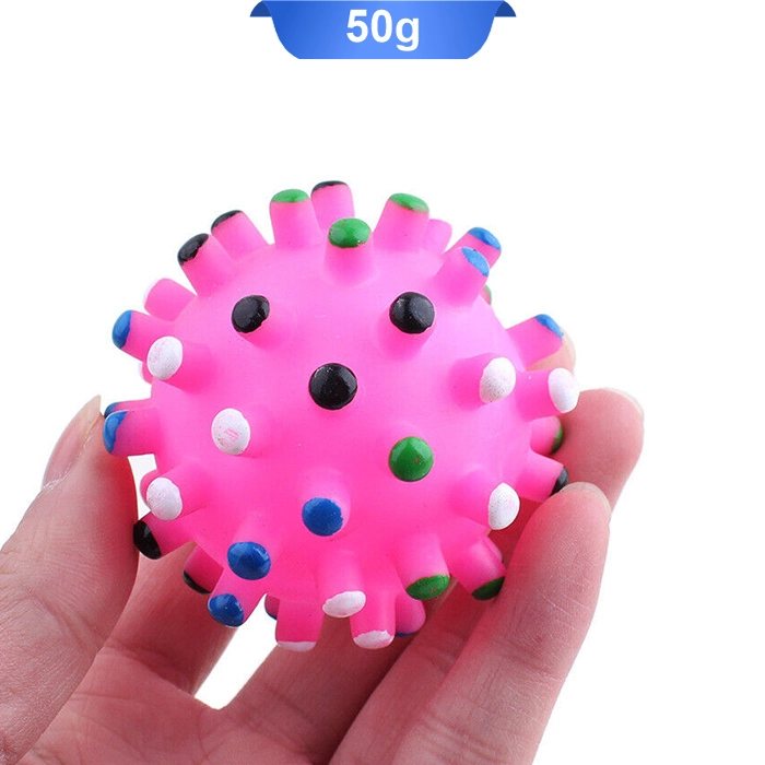 ball اسباب بازی توپ سگ و گربه خاردار صدا دار طرح کرونا کوچک - Image 1