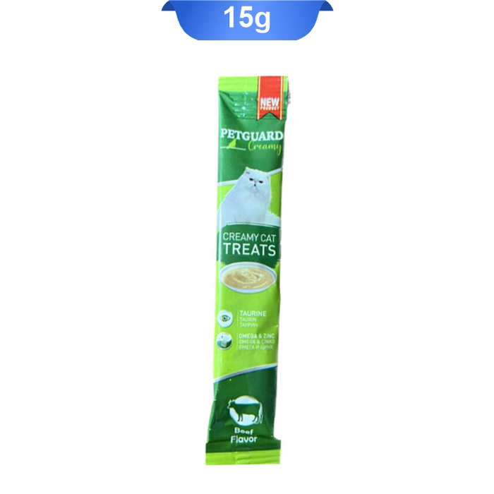 beef بستنی گربه طعم گوشت گاو پت گارد (PetGuard) وزن 15 گرم کد 108011 - Image 1