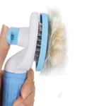 برس سگ و گربه به همراه دکمه تخلیه مو مستطیل کد 106010 - Image 5