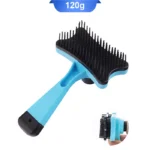 برس پلاستیکی سگ و گربه به همراه دکمه تخلیه مو کد 106014