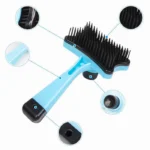 برس پلاستیکی سگ و گربه به همراه دکمه تخلیه مو کد 106014 - Image 2