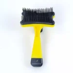 برس پلاستیکی سگ و گربه به همراه دکمه تخلیه مو کد 106014 - Image 3