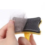 برس پلاستیکی سگ و گربه به همراه دکمه تخلیه مو کد 106014 - Image 5