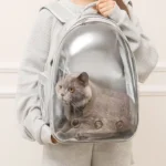 باکس کوله پشتی طلق دار گربه و سگ سایز کوچک مدل فضایی کد 106021 - Image 4