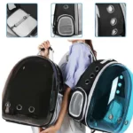 باکس کوله پشتی طلق دار گربه و سگ سایز کوچک مدل فضایی کد 106021 - Image 7