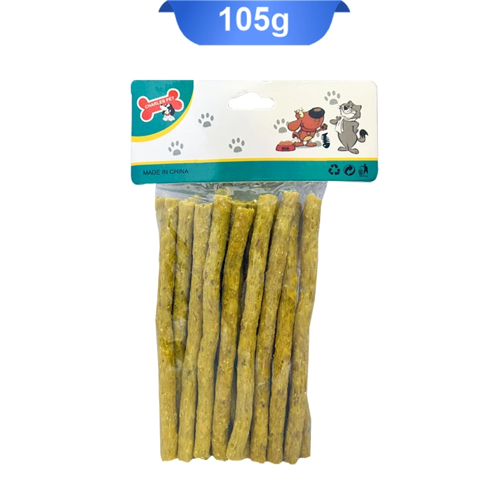 chicken1 تشویقی سگ مانچی مدادی طعم مرغ 20 عددی وزن 105 گرم کد 104019 - Image 1