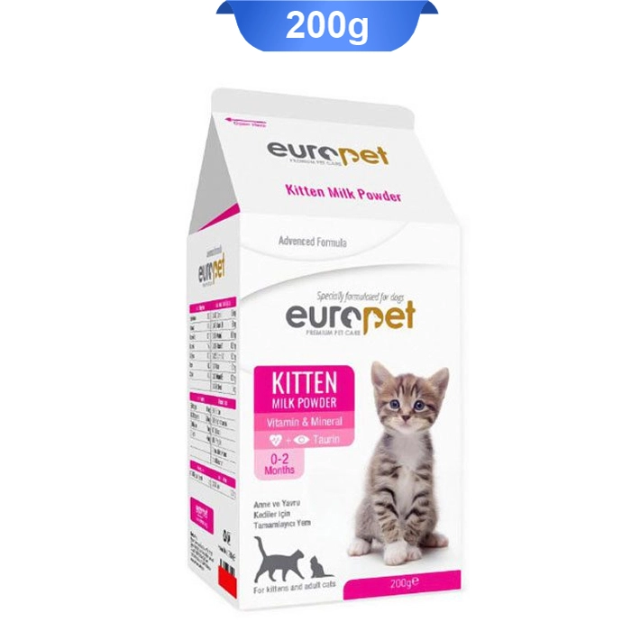 milk_kitten شیرخشک بچه گربه یوروپت (Europet) وزن 200 گرم کد 112005 - Image 1