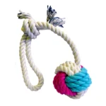 اسباب بازی طنابی سگ مدل توپی (طول 32 سانتی متری) کد 106041 - Image 2