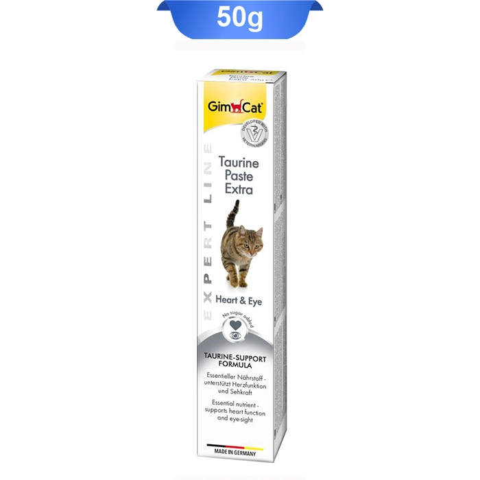taurin خمیر گربه حاوی تائورین (تقویت بینایی و قلب) جیم کت (GimCat) وزن 50 گرم کد 112026 - Image 1