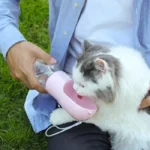 ظرف آب همراه سگ و گربه مدل قمقمه ای کد 106104 - Image 6