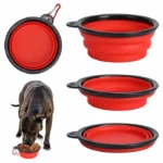 ظرف آب و غذای تاشو مسافرتی سگ و گربه کد 106022 - Image 2