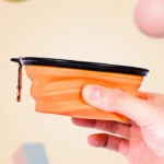 ظرف آب و غذای تاشو مسافرتی سگ و گربه کد 106022 - Image 7