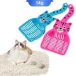 بیلچه ظرف خاک گربه از جنس پلاستیک مدل گربه ای طول 27 سانتی متر کد 106050