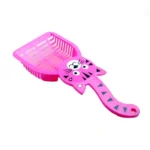 بیلچه ظرف خاک گربه از جنس پلاستیک مدل گربه ای طول 27 سانتی متر کد 106050 - Image 2