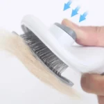 برس سگ و گربه به همراه دکمه تخلیه دار کد 106054 - Image 2