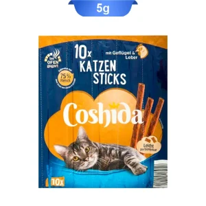 تشویقی مدادی کوشیدا گربه با طعم مرغ و جگر تشویقی مدادی کوشیدا گربه رنگ زرد