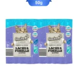 تشویقی مدادی گربه طعم ماهی قزل آلا کچت 10 عددی وزن 50 گرم کد 105025 (Cachet)