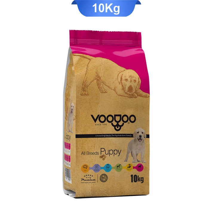 puppy10 غذای خشک توله سگ طعم مرغ و ماهی و برنج مدل پاپی وودو (VooDoo) وزن 10 کیلوگرم - Image 1