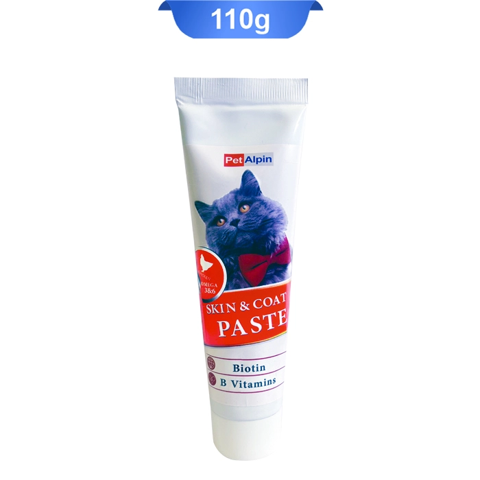 skin خمیر گربه تقویت پوست و مو طعم مرغ پت آلپین (PetAlpin) وزن 110 گرم کد 112039 - Image 1