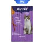 تشویقی مدادی گربه طعم مرغ و جگر وینستون 10عددی Winston Geflugel & Leber