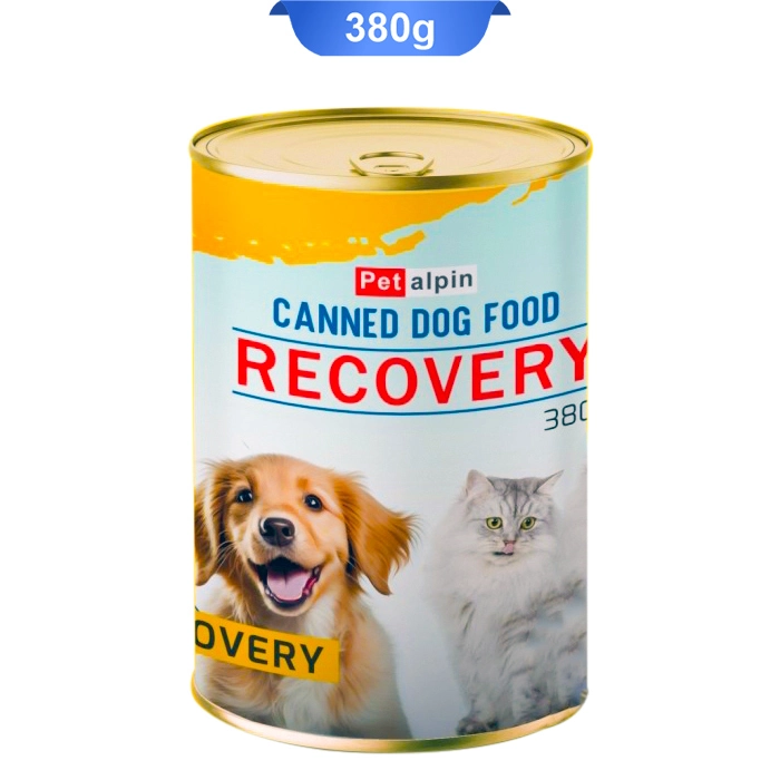 pate_ricavery کنسرو سگ و گربه جهت ریکاوری طعم مرغ و ماهی پت آلپین (Pet Alpin) وزن 380 گرم کد 110014 - Image 1