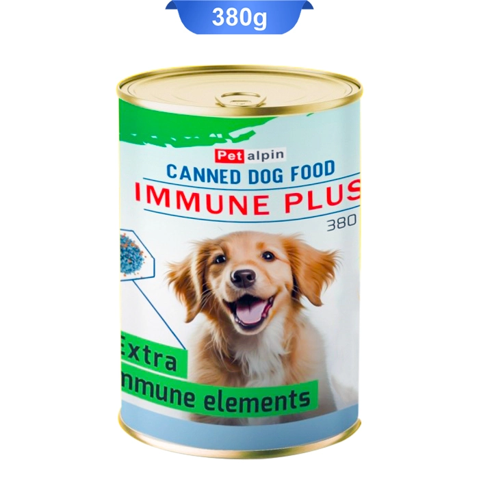 pate_sistem_emeni کنسرو سگ افزایش سیستم ایمنی بدن طعم مرغ و ماهی پت آلپین (Pet Alpin) وزن 380 گرم - Image 1