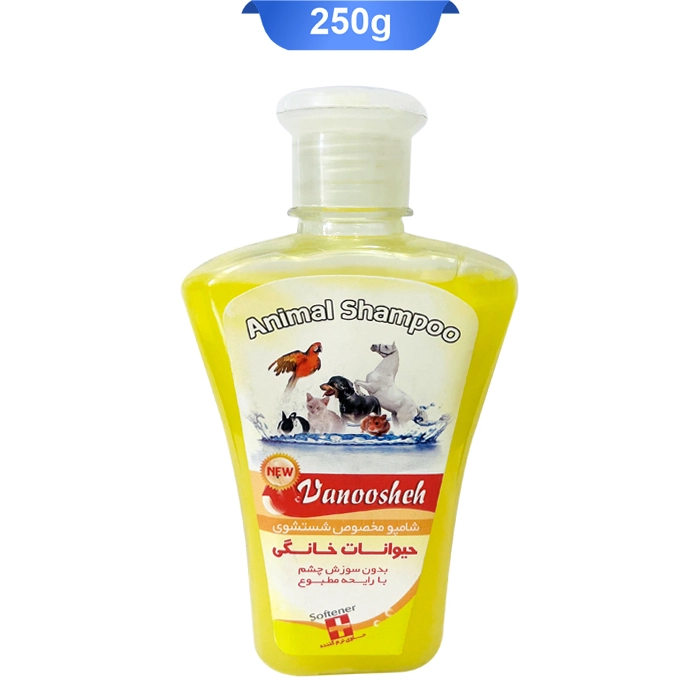 shampoo شامپو سگ و گربه و حیوانات خانگی با رایحه موز 250 گرم - Image 1