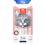 بستنی گربه ونپی طعم ماهی تن و میگو بسته ۵ عددی | Wanpy Creamy Treat Tuna & Shrimp