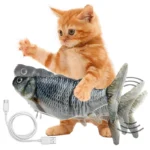 اسباب بازی گربه ماهی رقصان با قابلیت شارژ به همراه کابل USB کد 106077 - Image 2