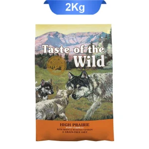 غذا خشک توله سگ تیست آف د وایلد طعم گوشت شکار گاومیش