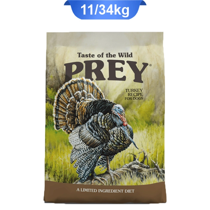 prey turkey 11.34 غذا خشک سگ بالغ پری تیست آف د وایلد طعم بوقلمون 11.34 | Tate Of The Wild Prey Turkey