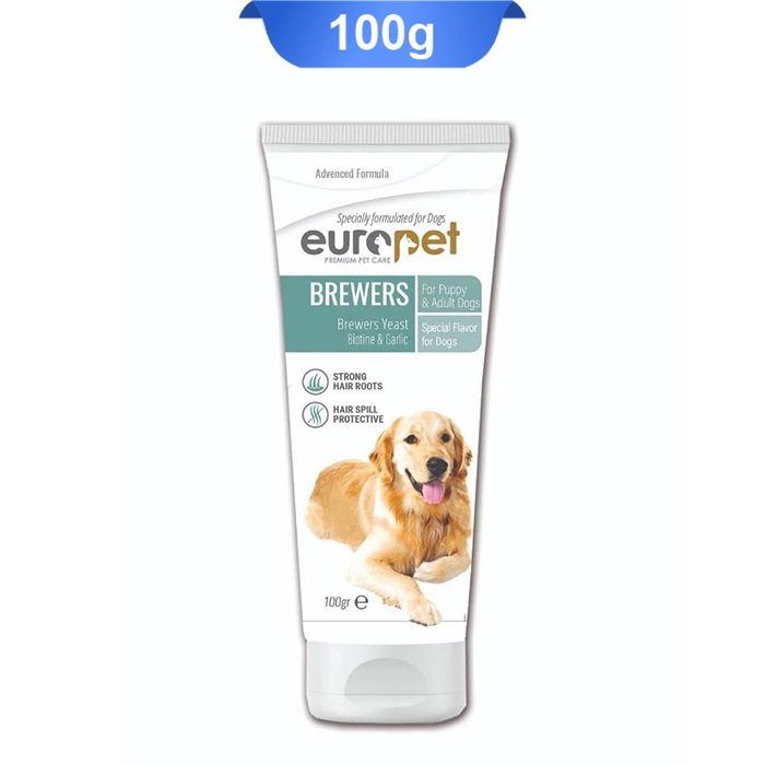 coat_dog خمیر محافظت از پوست و موی سگ حاوی بیوتین یوروپت (Europet) وزن 100 گرم کد 112054 - Image 1