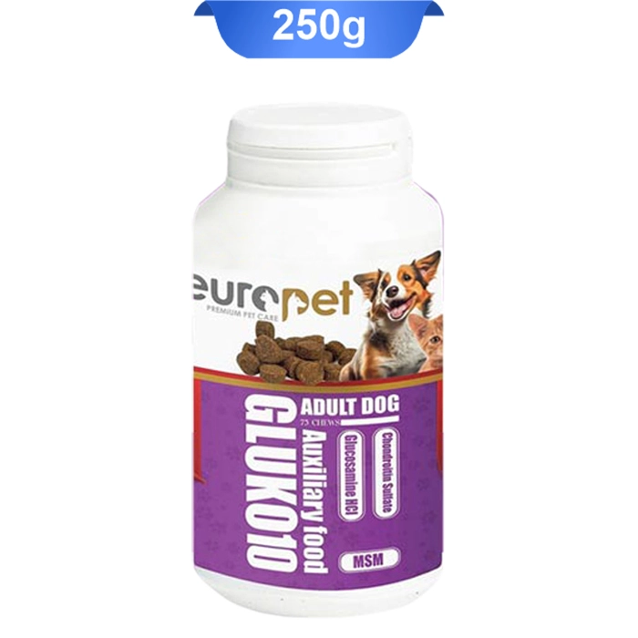 glucosamine مکمل گلوکزامین سگ و گربه های بالغ برای تقویت مفاصل یوروپت (Europet) 75 عددی کد 112067 - Image 1