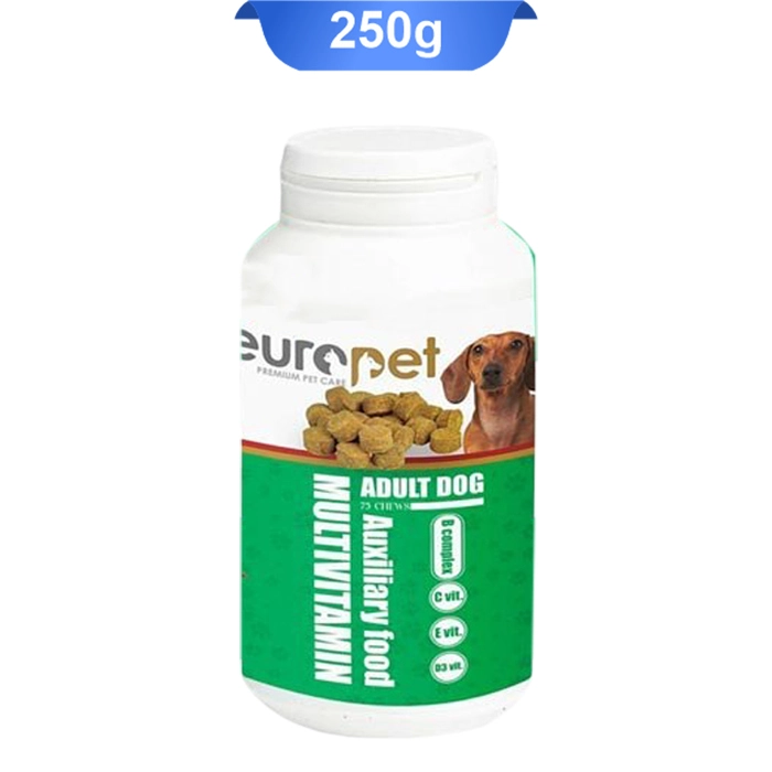 multivitamin قرص مولتی ویتامین سگ یوروپت (Europet) 75 عددی - Image 1