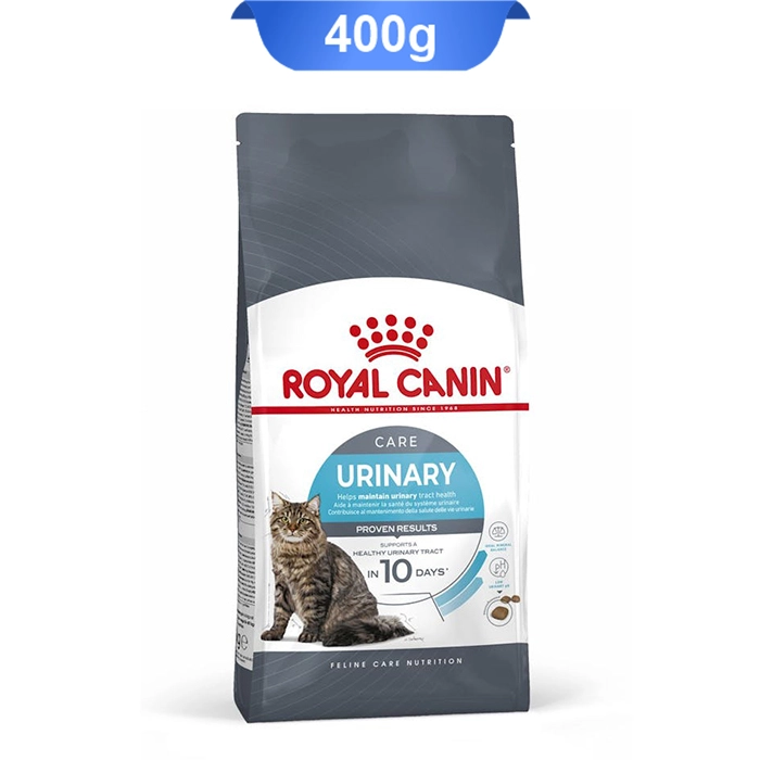 urinary400 غذای خشک گربه های بالغ با مشکلات دستگاه ادراری یورینری رویال کنین(Urinary Care) وزن 400 گرم (بسته بندی اصلی) - Image 1