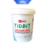 تشویقی سطلی سگ حاوی کلسیم تیدبیت (Glucosamine) وزن 150 گرم کد 104077