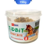تشویقی سطلی سگ حاوی گلوکزامین برای تقویت مفاصل تیدبیت (Glucosamine) وزن 150 گرم کد 104076