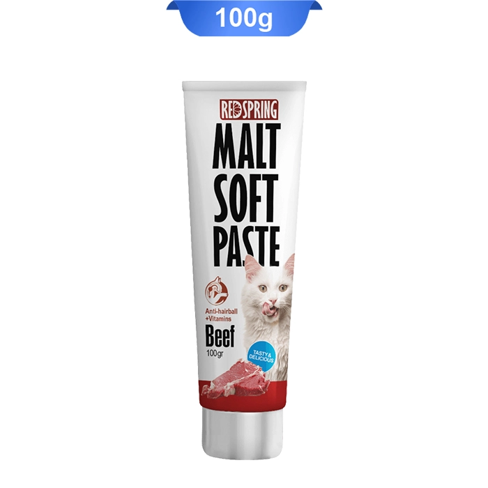 malt_beef خمیر مالت گربه طعم گوشت گوساله رد اسپرینگ (RedSpring) وزن 100 گرم کد 112072 - Image 1