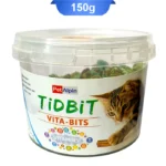 تشویقی سطلی مولتی ویتامین گربه تیدبیت (Vitamins) وزن 150 گرم کد 105046